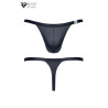 String noir wetlook - Regnes