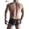 Shorty ouvert noir wetlook - Regnes