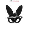 Masque bunny simili cuir réglable - Fetish Tentation
