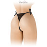String noir ouvert à nouer Stella - Fashion Secret