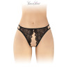Culotte noire ouverte Annette - Fashion Secret