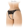 Culotte noire ouverte Annette - Fashion Secret