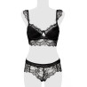 Ensemble culotte et balconnet dentelle - Grey Velvet