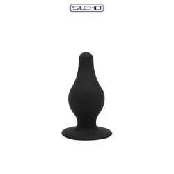 Plug anal The Original Model 2 noir 6,4 cm - SilexD