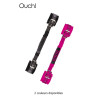 Menottes cuir avec poignée souple - Ouch