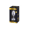 Plug métal bijou transparent L - Alive