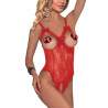 Body rouge ouvert - Paris Hollywood