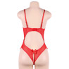 Body rouge ouvert - Paris Hollywood