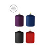 4 bougies SM parfums variés - Ouch!