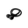Double Cockring noir Glamy