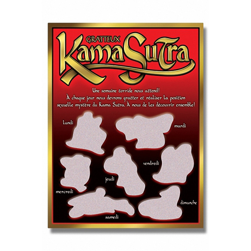 Carte à gratter Kama Sutra Carte à gratter Kama Sutra