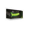 Gode-ceinture creux phosphorescent  18cm - Ouch