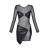 Robe noire V-9219 - Axami