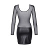 Robe noire V-9219 - Axami