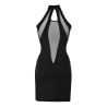 Robe noire V-9269 - Axami