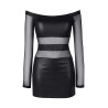 Robe noire V-9309 - Axami
