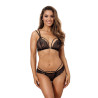 Soutien-gorge bralette noir V-10091 - Axami