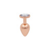 Plug bijou rose gold S - Litolu