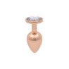 Plug bijou rose gold M - Litolu