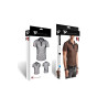 Polo en maille noire transparente - Regnes