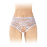 Culotte ouverte blanche Amanda - Fashion Secret