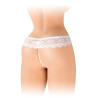 String ouvert Alicia blanc - Fashion Secret