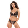 Soutien-gorge bustier noir V-10511 - Axami