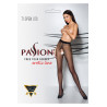 Collants ouverts TI010 20 deniers - noir