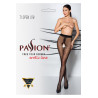 Collants ouverts TI018 20 deniers - noir