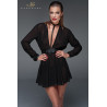 Minirobe choker en mousseline F150