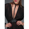 Minirobe choker en mousseline F150
