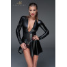 Minirobe corset wet look F154