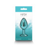 Plug bijou aluminium chromé vert M