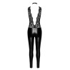 Combinaison collier Libido F298 wetlook et dentelle