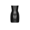 Mini robe bustier Wild F317 wetlook effet croco