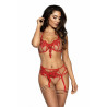 Soutien-gorge rouge V-8861 - Axami