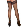 Bas autofixants couture noir 1 - Cotelli Legwear