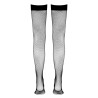 Bas résille autofixants noir - Cotelli Legwear