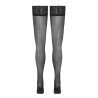Bas autofixants noir Hold up 2 - Cotelli Legwear