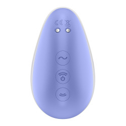 Stimulateur Pixie Dust air pulsé et vibrations - rose et violet