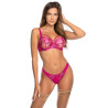 String Rose tulle et broderies V-10258 - Axami