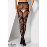 Collants ouverts S007 - Noir