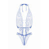 Body string ouvert Renee bleu - Christine
